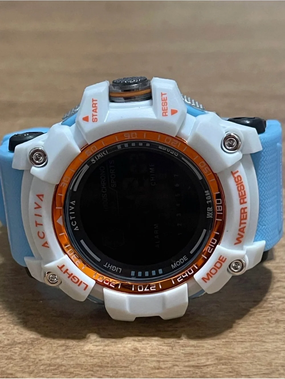 Activa X Invicta Digital Men's Watch - 56mm. Light Blue